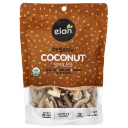 Elan, Organic Coconut Smiles, органический кокос, 125 г (4,4 унции)