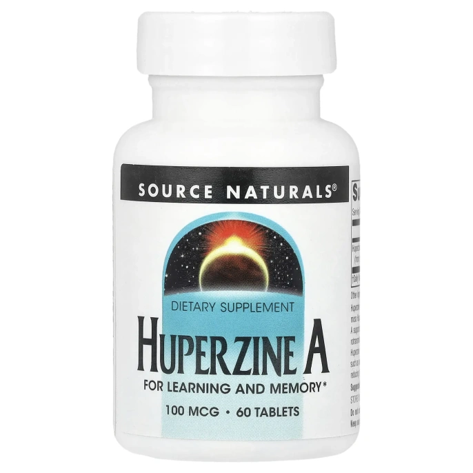 Source Naturals, Гуперзин A, 100 мкг, 60 таблеток