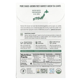 Jade Leaf Matcha, Органический японский матча, 7 пакетиков по 1 г (0,04 унции)