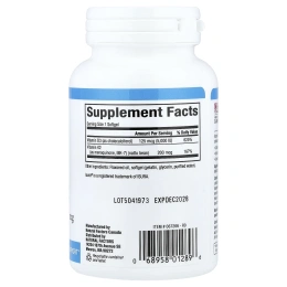 Natural Factors, витамины D3 и K2, 120 капсул