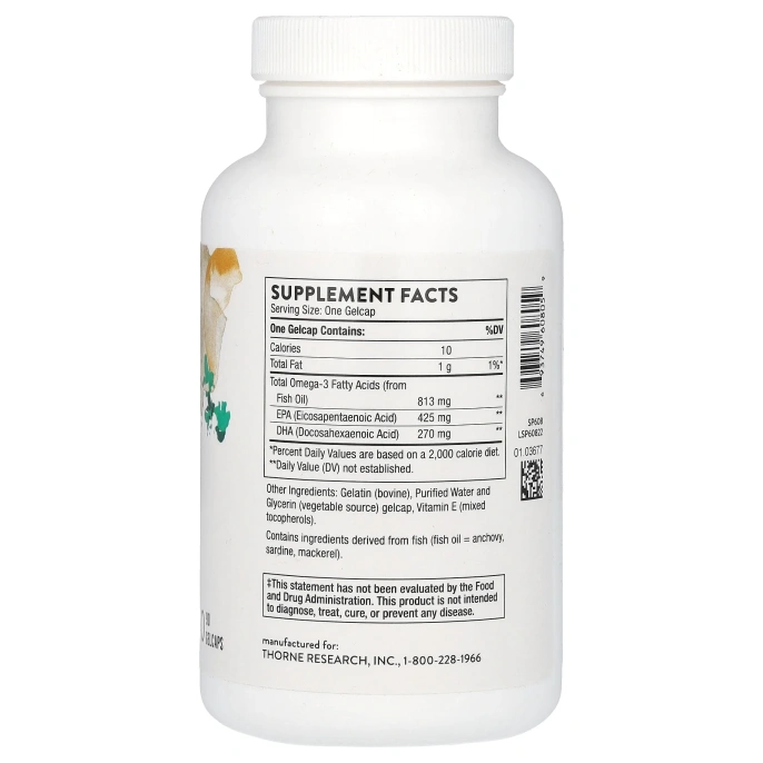 Thorne, Super EPA, 90 капсул