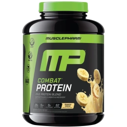 MusclePharm, Combat® Protein, протеин с банановым кремом, 1,84 кг (4,1 фунта)