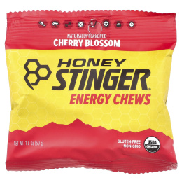 Honey Stinger, Energy Chews, вишневый цвет, 12 пакетиков по 50 г (1,8 унции)