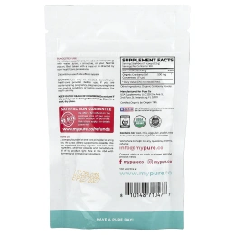 Pure Co., Органический порошок клюквы, 50 г (1,76 унции)