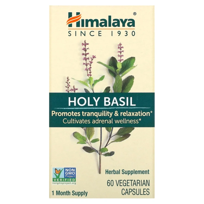 Himalaya, Базилик священный, 60 вегетарианских капсул