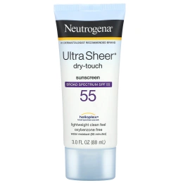 Neutrogena, Ультра-сухой солнцезащитный крем, SPF 55, 3 жидких унций (88 мл)