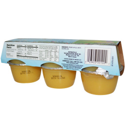 Earth's Best, Kidz, Органический яблочный соус, 6 упаковок, 4 унции (113 г) каждая