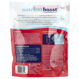 Solid Gold, Вяленая на воздухе мука или топпер, для собак, по рецепту говядины, 454 г (16 унций)