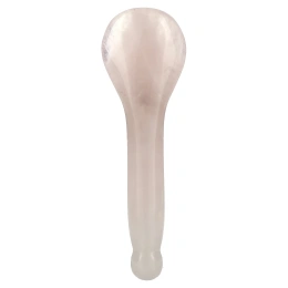 Mount Lai, Ложка для акупрессуры с розовым кварцем, гуа-ша, 1 шт.