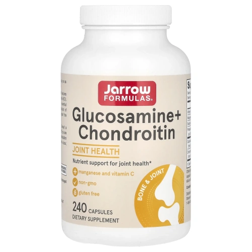 Jarrow Formulas, Глюкозамин с хондроитином, 240 капсул