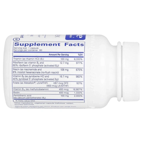 Pure Encapsulations, B-Complex Plus, 60 капсул
