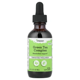 Vitacost, комплекс с зелёным чаем, без спирта, 59 мл (2 жидк. унции)