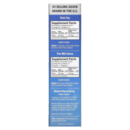 Sovereign Silver, Bio-Active Silver Hydrosol, Daily + Immune Support, Trial & Travel Kit, 10 част. / Млн, 3 шт., По 29 мл (1 жидк. унц.)