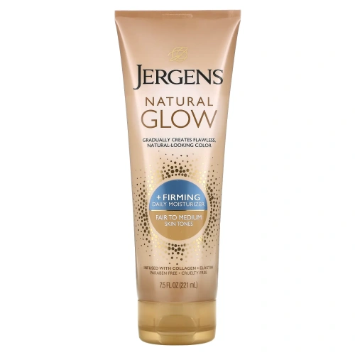 Jergens, Natural Glow, Firming Daily Moisturizer, Fair to Medium,  7.5 fl oz (221 ml)