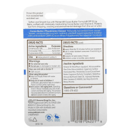 Palmer's, Ультраувлажняющий бальзам для губ, SPF 15, оригинальный, 2 шт., 0,30 унций (0,8 г)