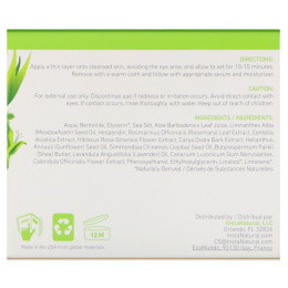 InstaNatural, Маска с грязью Мертвого моря, маска для лица против акне и других кожных дефектов, 240 мл