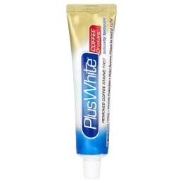Plus White, Отбеливающая зубная паста для любителей кофе, холодящая мята, 3,5 унции (100 г)