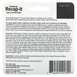 Dentemp, Recap-It, Cap & Crown Repair, 1,2 г (0,04 унции)