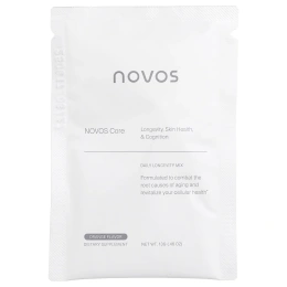 NOVOS, Novos Core, смесь для долголетия, для ежедневного приёма, апельсин, 30 пакетиков по 13 г (0,46 унции)