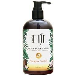 Organic Fiji, Лосьон для лица и тела Ананасовый кокосовый 12 жидких унций