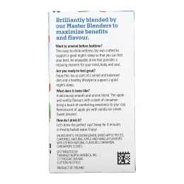 Twinings, Успокаивающий травяной чай, страстоцвет и ромашка, пряное яблоко и ваниль, без кофеина, 18 пакетиков по 0,95 унц. (27 г)