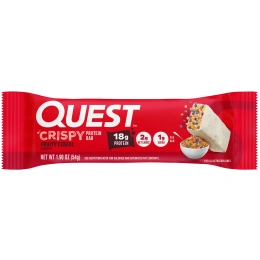 Quest Nutrition, протеиновый батончик, хрустящие фруктовые хлопья, 12 батончиков по 54 г (1,9 унции)