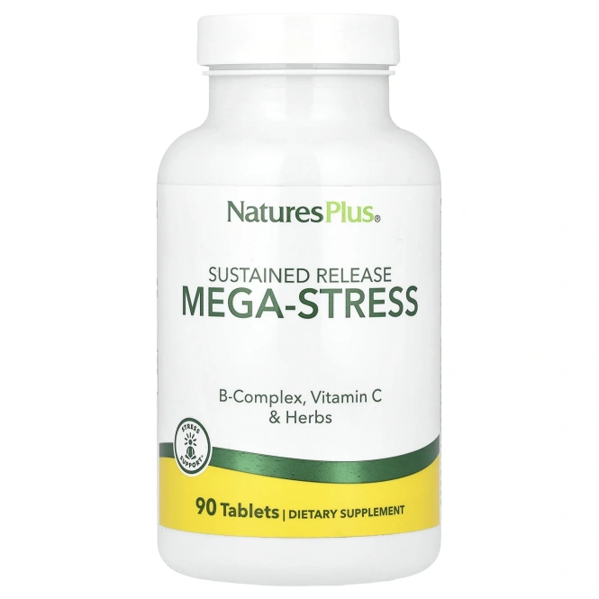 Nature's Plus, Мега-стрессовый комплекс, 90 таблеток