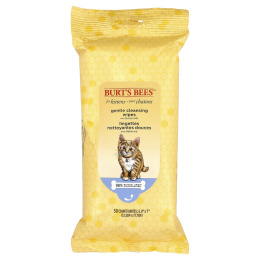 Burt's Bees, нежные очищающие салфетки с пахтой, для котят, 50 шт.