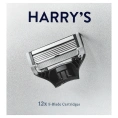 Harry's, сменные кассеты с 5 лезвиями, 12 пастилок