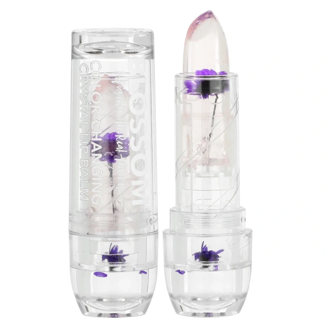 Blossom, Бальзам для губ, меняющий цвет, фиолетовый, 3 г