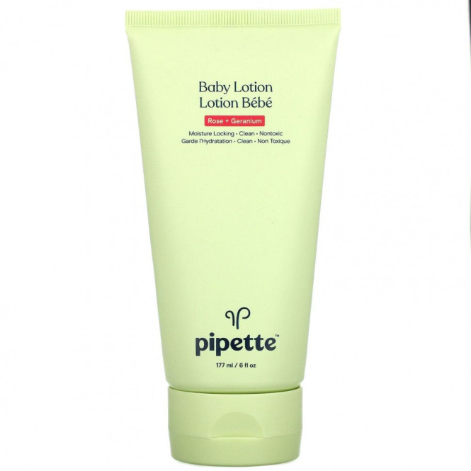 Pipette, Детский лосьон, роза и герань, 177 мл (6 жидк. Унций)