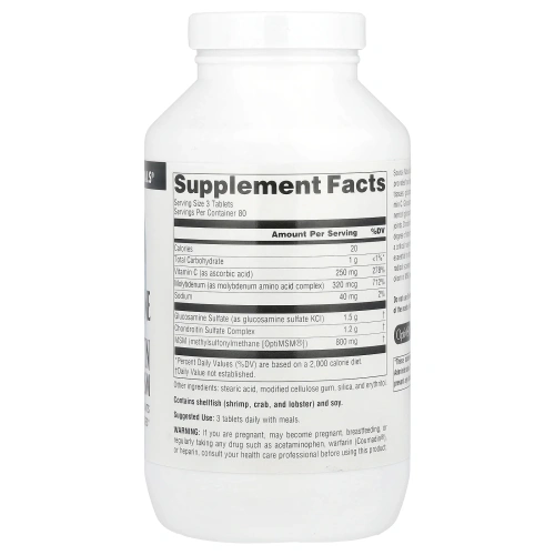 Source Naturals, Глюкозамин хондроитиновый комплекс с МСМ 240 таблеток