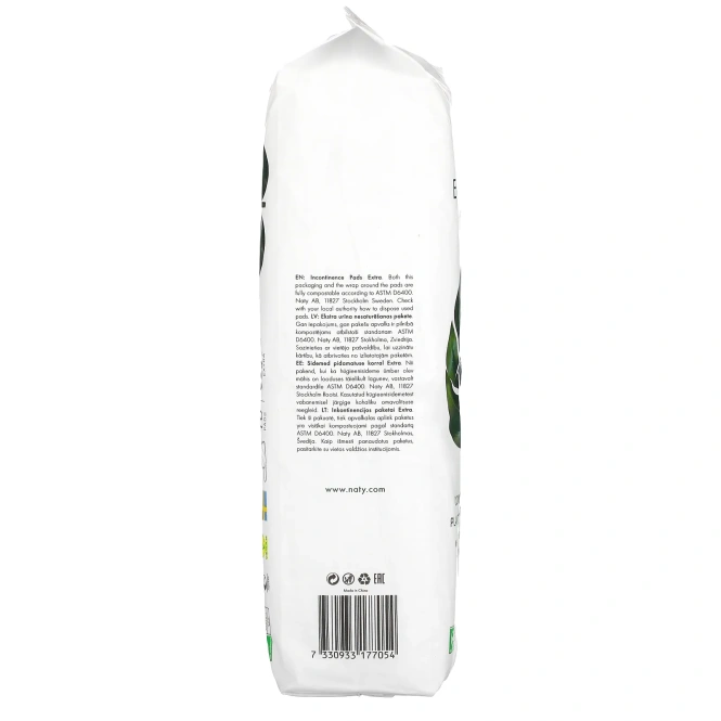 Naty, Прокладки для лечения недержания, дополнительные, 10 прокладок