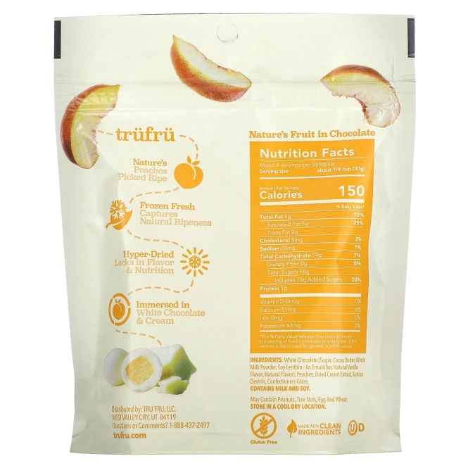 Tru Fru, Nature's Peaches, крем, 119 г (4,2 унции)