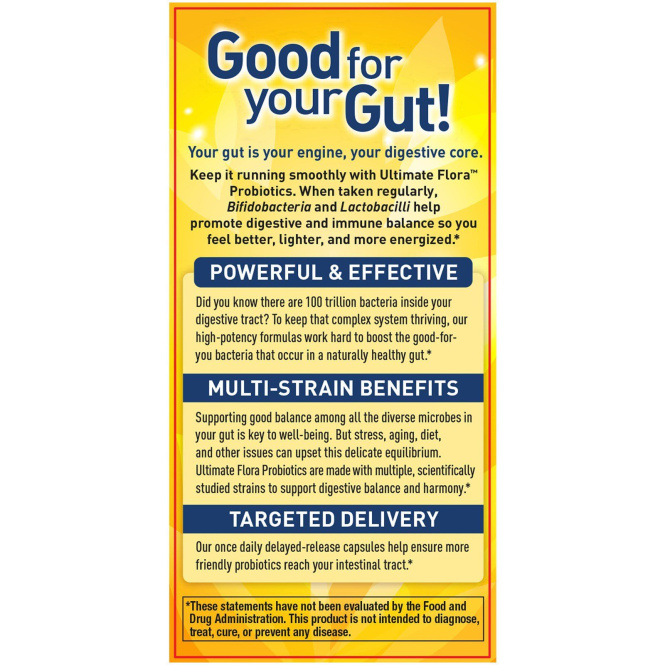 Renew Life, Дополнительная забота, пробиотик Ultimate Flora, 100 млрд живых культур, 30 растительных капсул