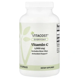 Vitacost, витамин C, с шиповником, 250 капсул