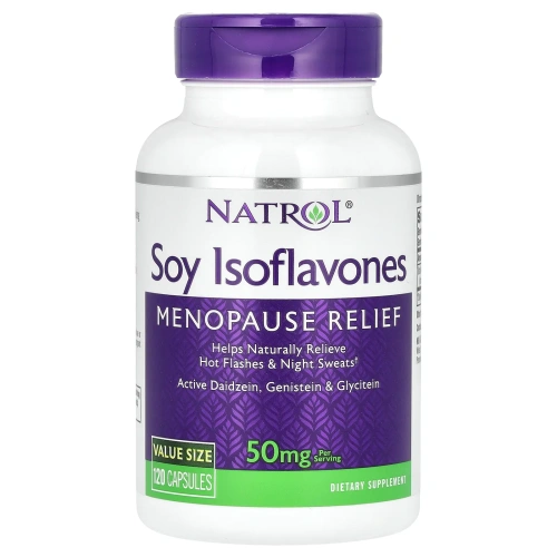 Natrol, Соевые изофлавоны, 50 мг, 120 капсул