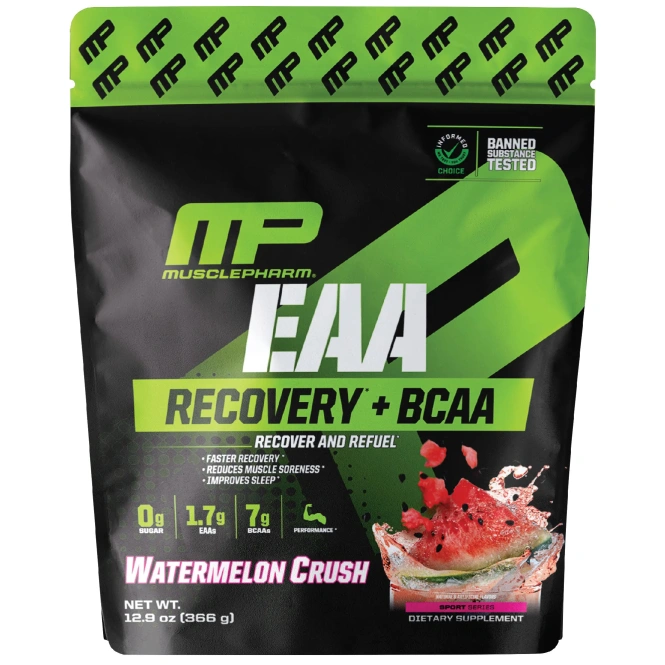 MusclePharm, Combat BCAA + Recovery, голубая малина, 16,9 унц. (480 г)