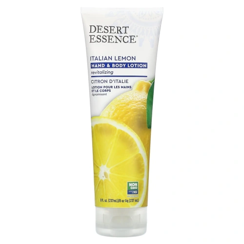 Desert Essence, Лосьон для рук и тела, Итальянский лимон, 8 жидких унций (237 мл)