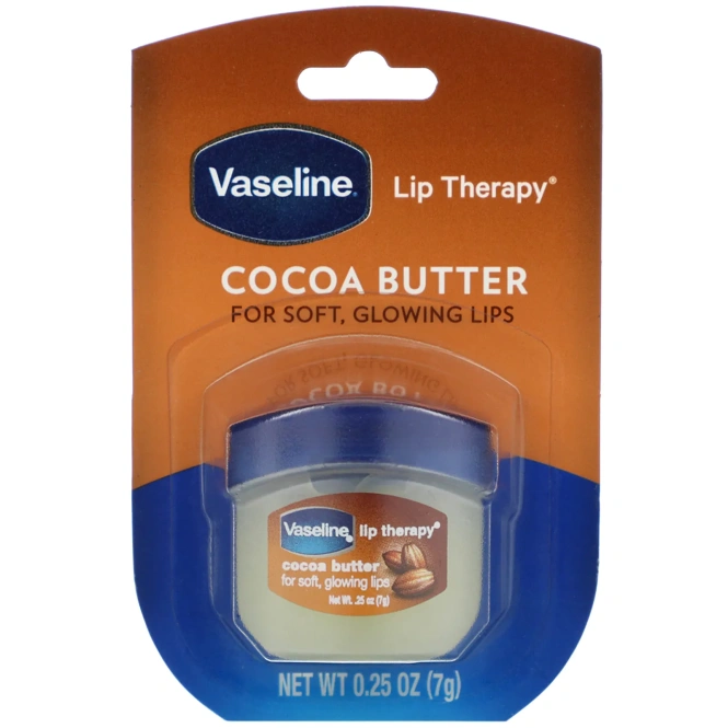 Vaseline, уход для губ, какао-масло, 7 г (0.25 унций)