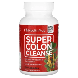Health Plus, Super Colon Cleanse (очищение толстого кишечника), 500 мг, 120 капсул
