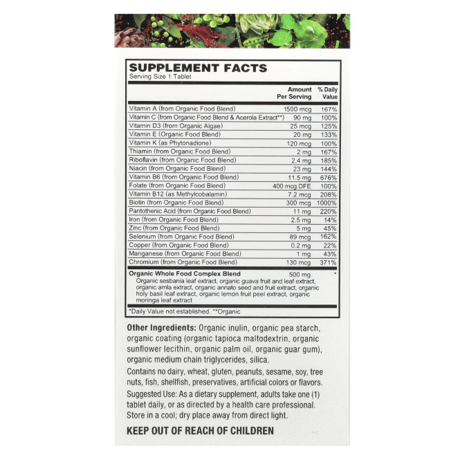 PlantFusion, Однодневные мультивитамины для мужчин, 30 веганских таблеток