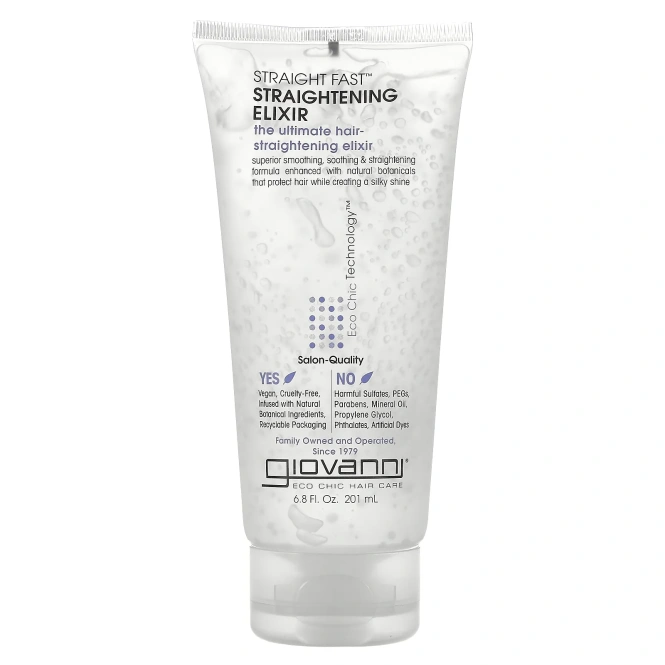 Giovanni, Straight Fast, Выпрямляющий эликсир, 6,8 унции (200 мл)