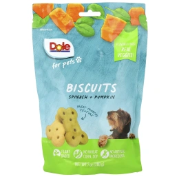 Dole for Pets, печенье, шпинат и тыква, 200 г (7 унций)