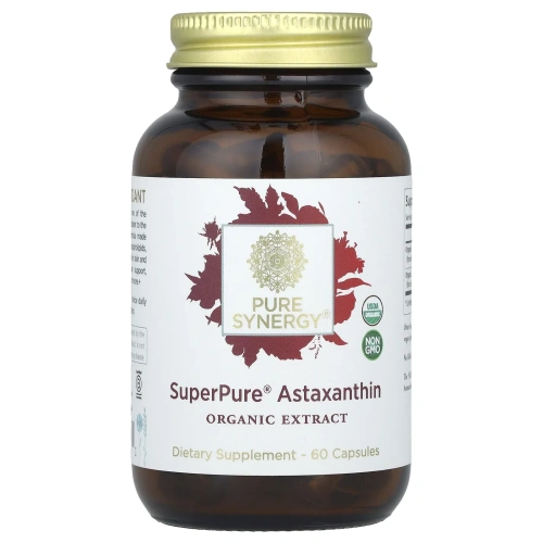 Pure Synergy, SuperPure, астаксантин, 60 капсул