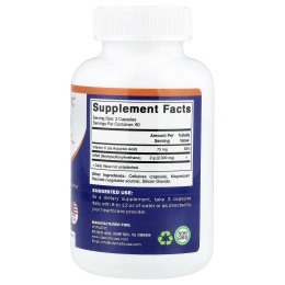 Vitamatic, МСМ, 180 растительных капсул