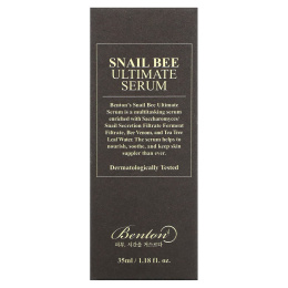 Benton, Пчелиный и улиточная сыворотка, 1,18 ж. унц. (35 мл)