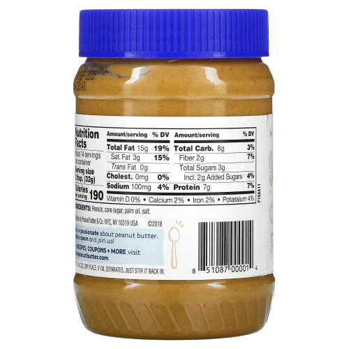 Peanut Butter & Co., Smooth Operator, Peanut Butter Spread, 16 oz (454 g)