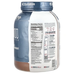 Dymatize Nutrition, ISO 100, гидролизованный 100%-ный изолят сывороточного белка, шоколад гурмэ, 48 унц. (1,4 кг)