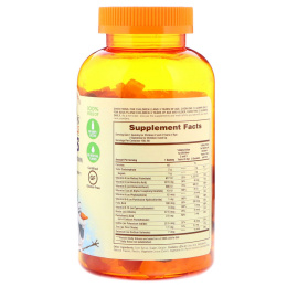 Sundown Naturals Kids, Мультивитаминные жевательные таблетки, "Холодное сердце", клубника, арбуз и малина, 180 таблеток